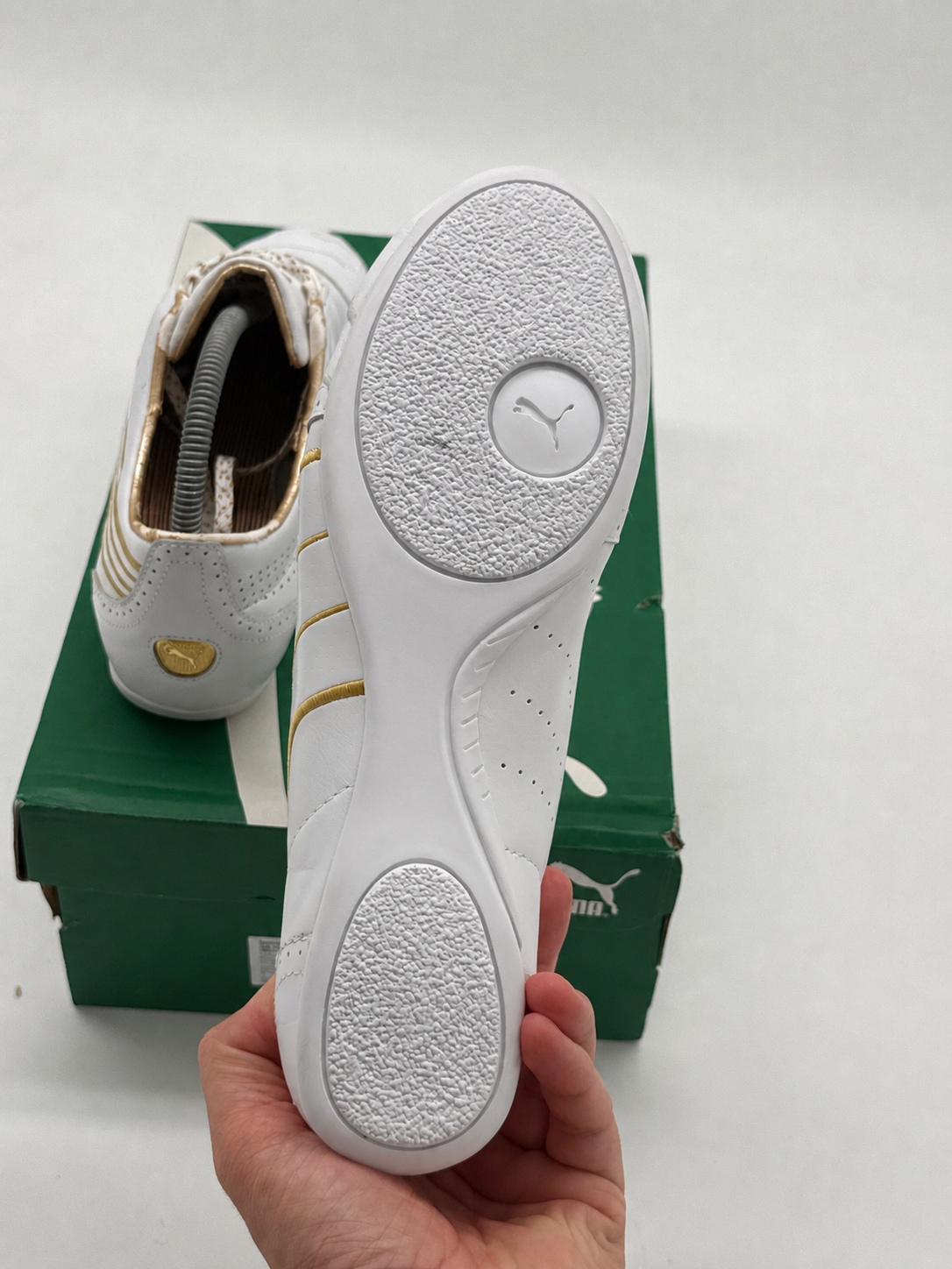 Puma Speedcat „Weiß / Gold“ EU 39