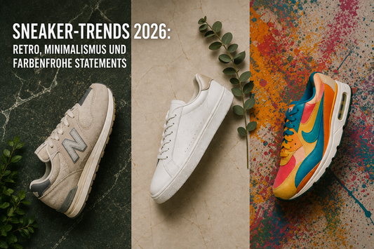 Sneaker‐Trends 2026 – Nachhaltig & zeitlos statt Fast‐Fashion: Wie langlebiges Design den Trend beeinflusst.