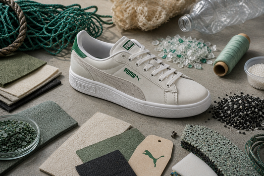 Recycelte Materialien im Sneakerbau: Welche Materialien kommen jetzt groß raus  wie z.B. recycelter Gummi, Fischernetze und Naturfasern?