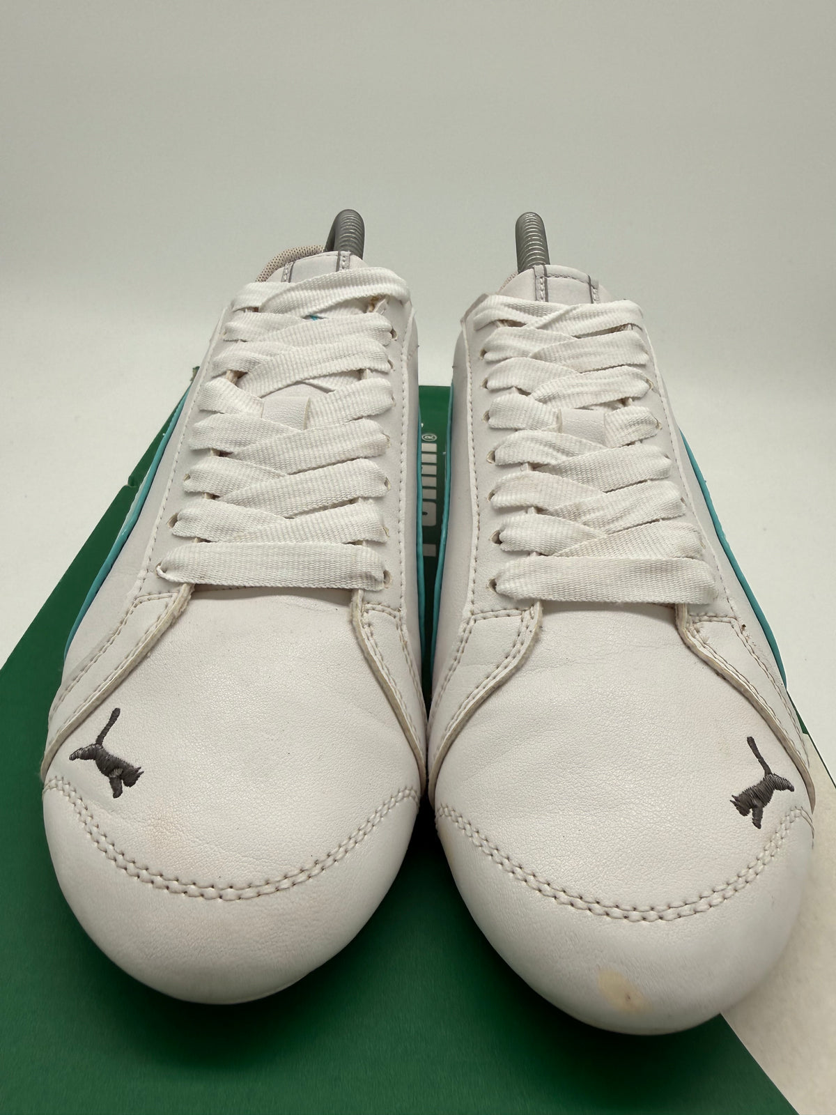 Puma Janine Sneaker „Weiß/Blue-Curacao“ EU 37,5