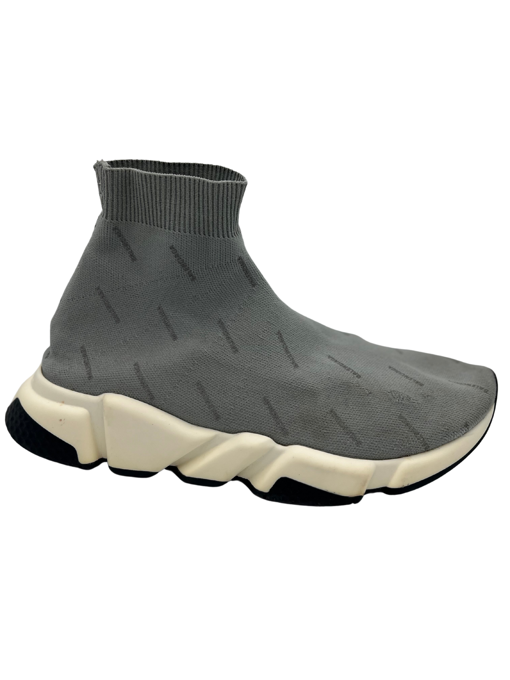 Balenciaga Speed Trainer "Gray Logo" - SNEAKERREPAIR