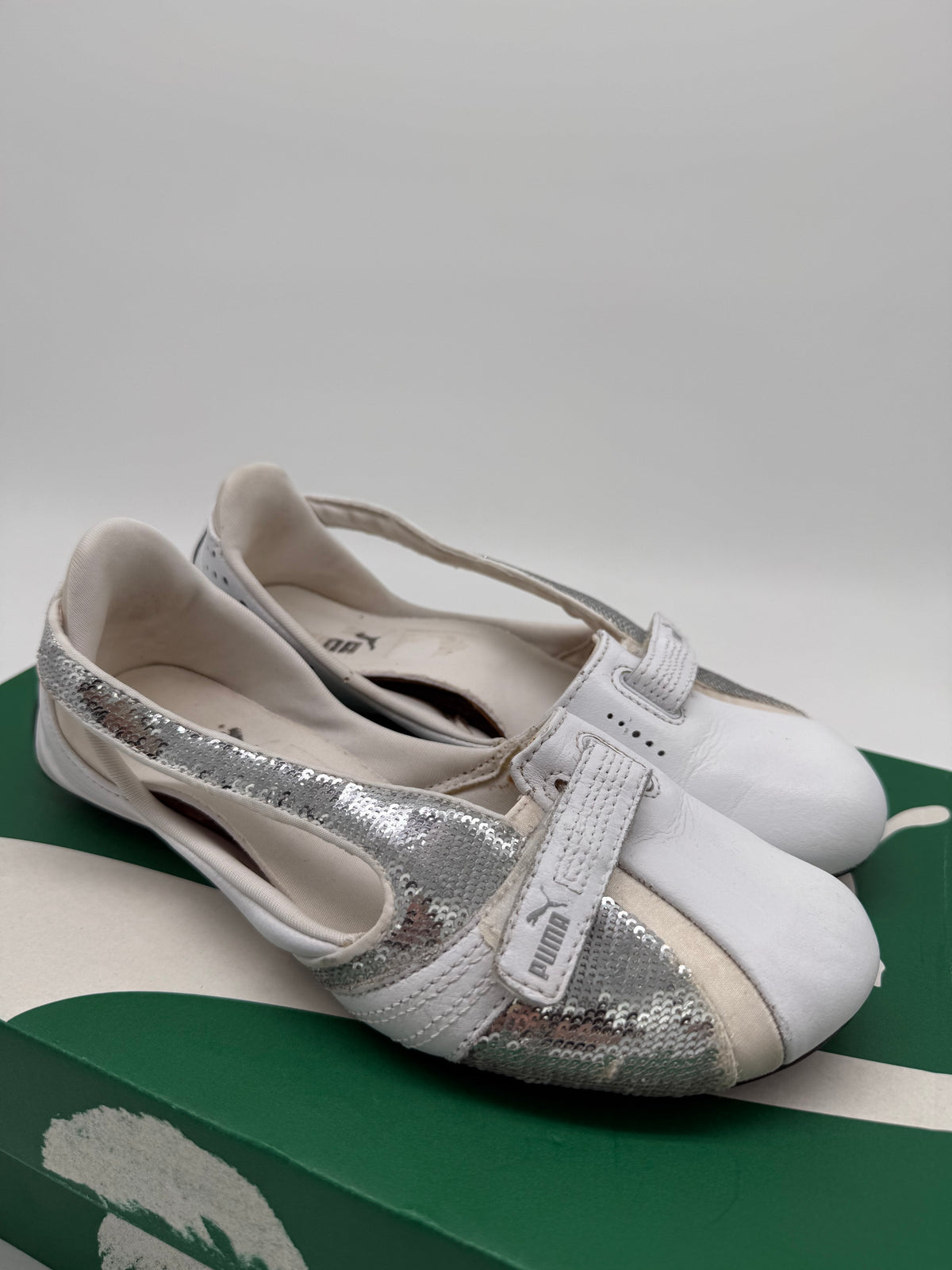 Puma Ballerina Janine Dance „Weiß/Silber“ EU 37