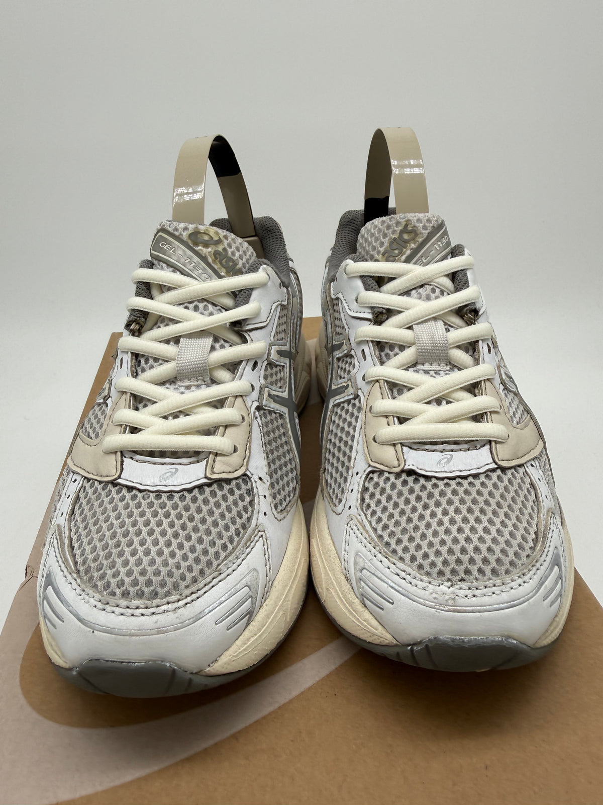 Asics GEL-1130 „White / Silver / Oystergrey Grey“ EU 37