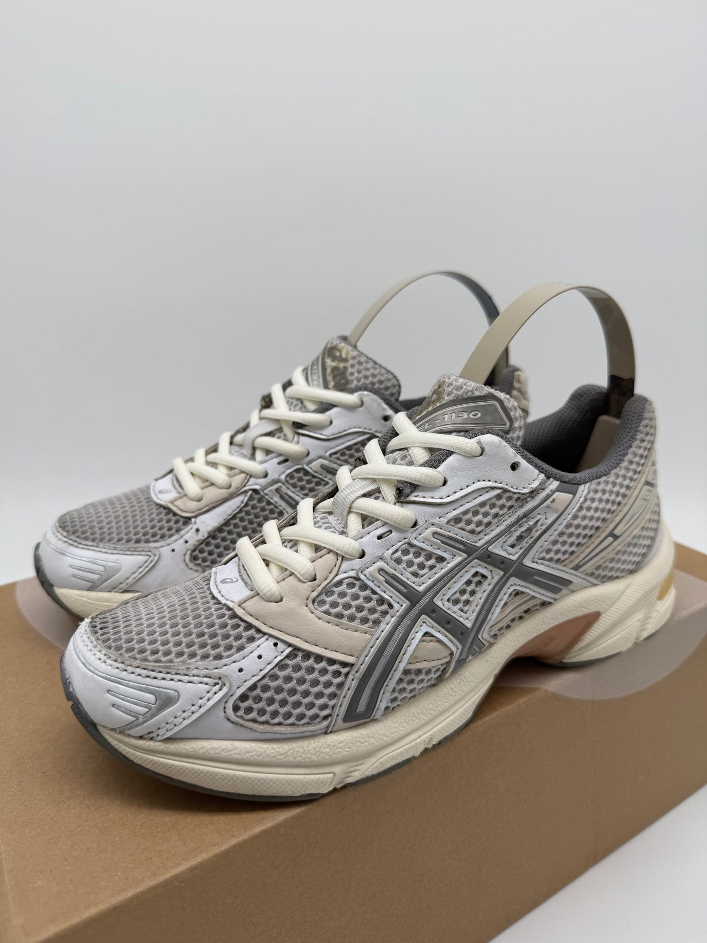 Asics GEL-1130 „White / Silver / Oystergrey Grey“ EU 37