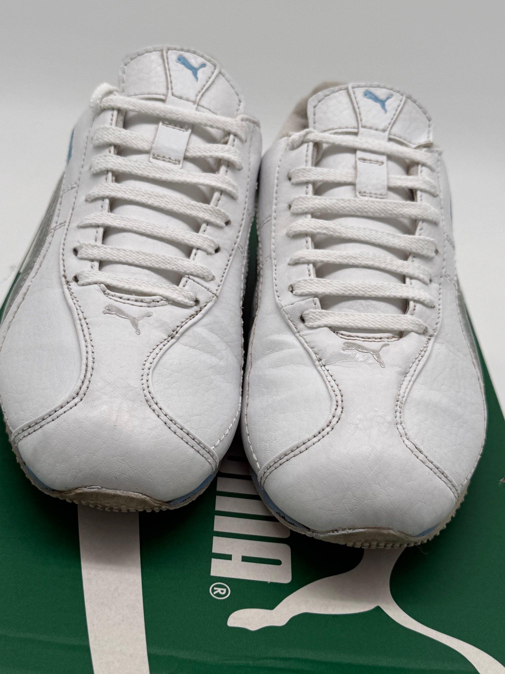 Puma Speedcat „Weiß / Silber / Hellblau“ EU 38 - SNEAKERREPAIR