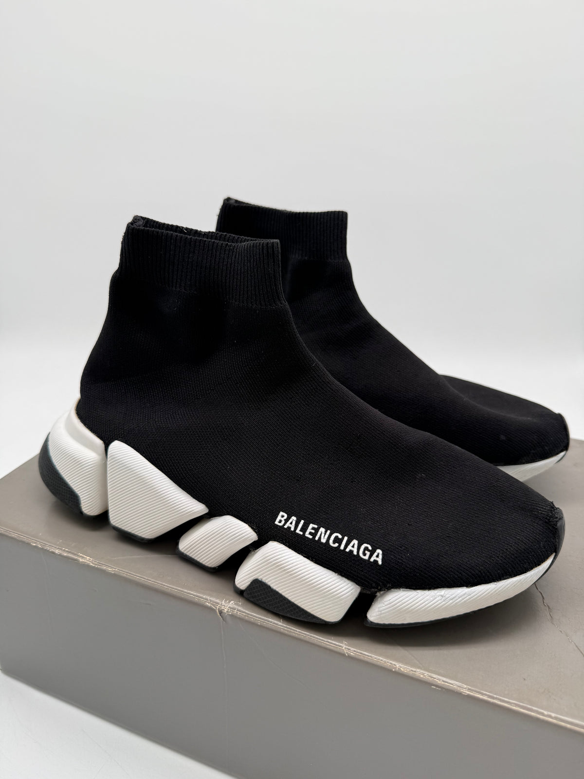 Balenciaga Speed 2.0 Sneaker „Schwarz/Weiß“ EU 39 Damen