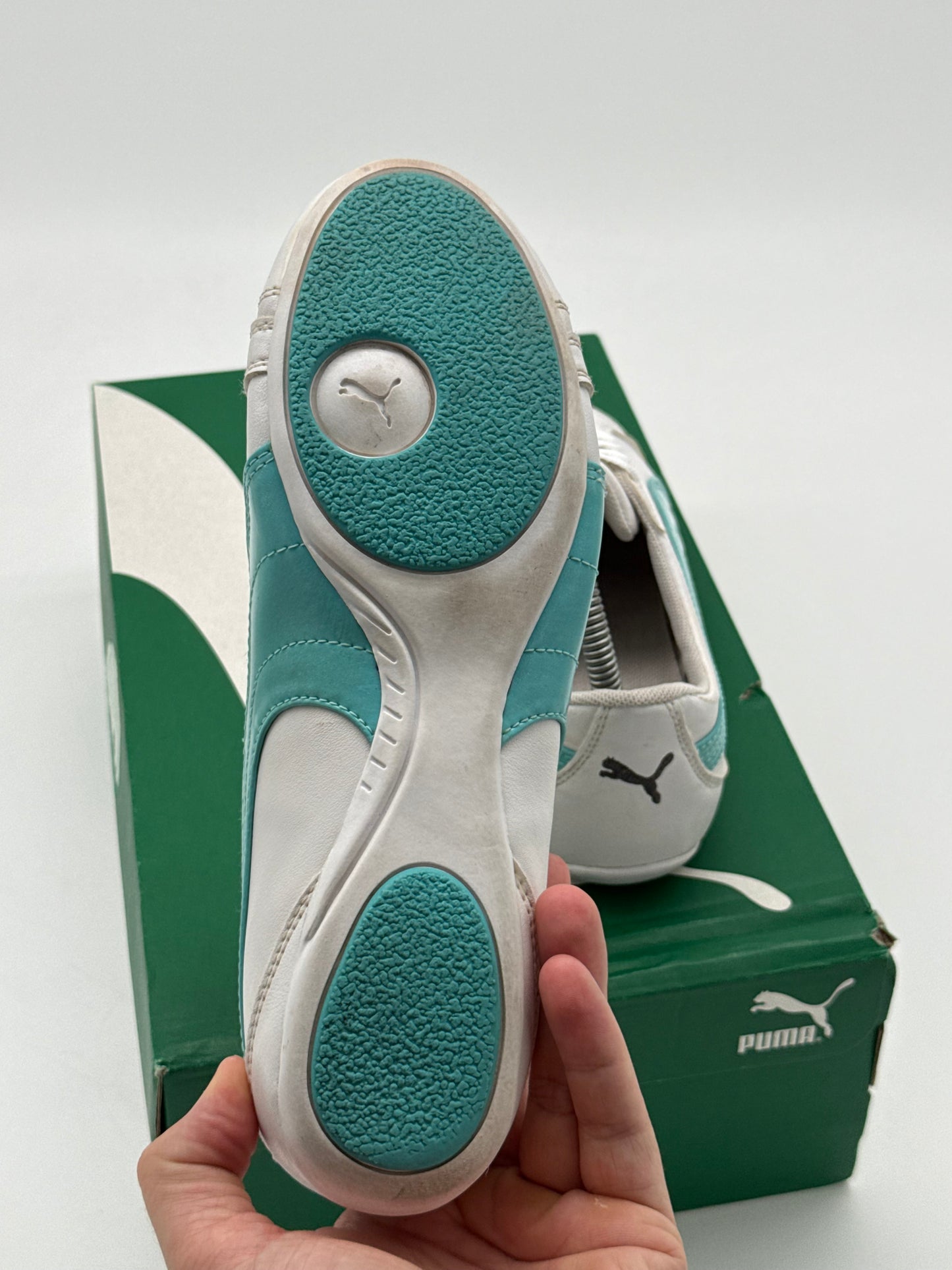 Puma Speedcat „Weiß / Türkis“ EU 37.5