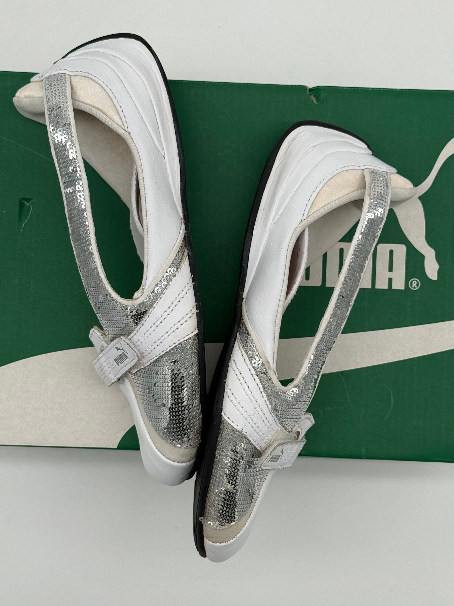 Puma Speedcat Ballerinas „Weiß / Silber“ EU 37 - SNEAKERREPAIR