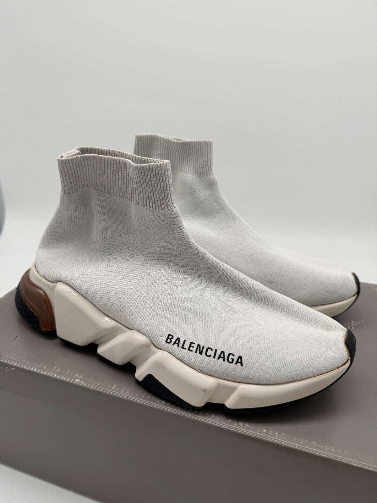 Balenciaga Speed Sneaker „Weiß / Schwarz“ EU 37