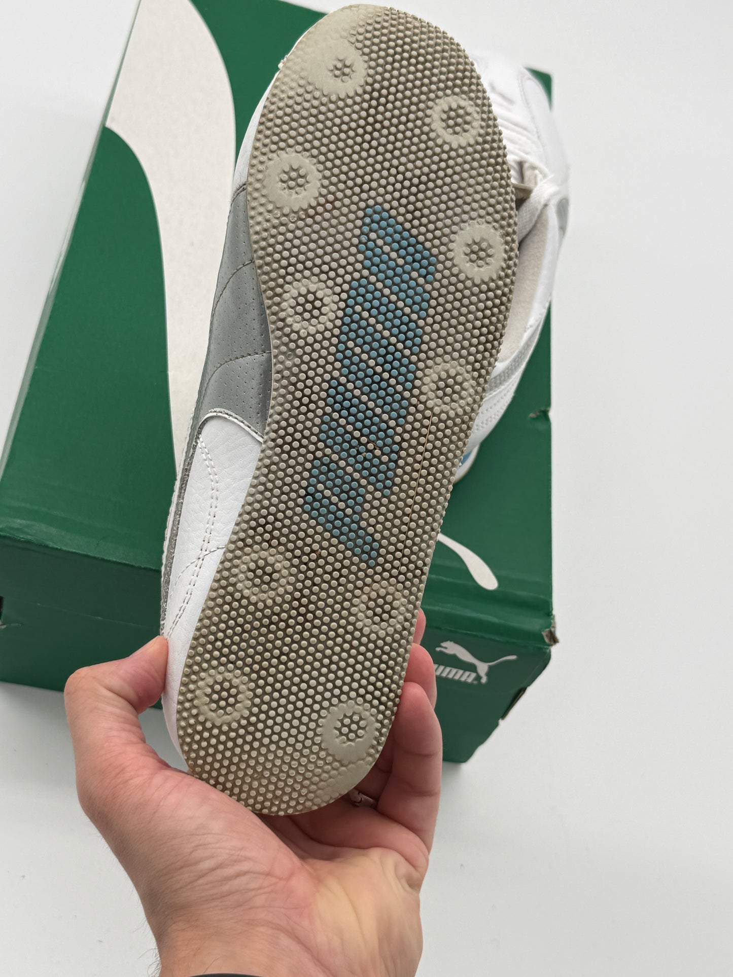 Puma Speedcat „Weiß / Silber / Hellblau“ EU 38 - SNEAKERREPAIR