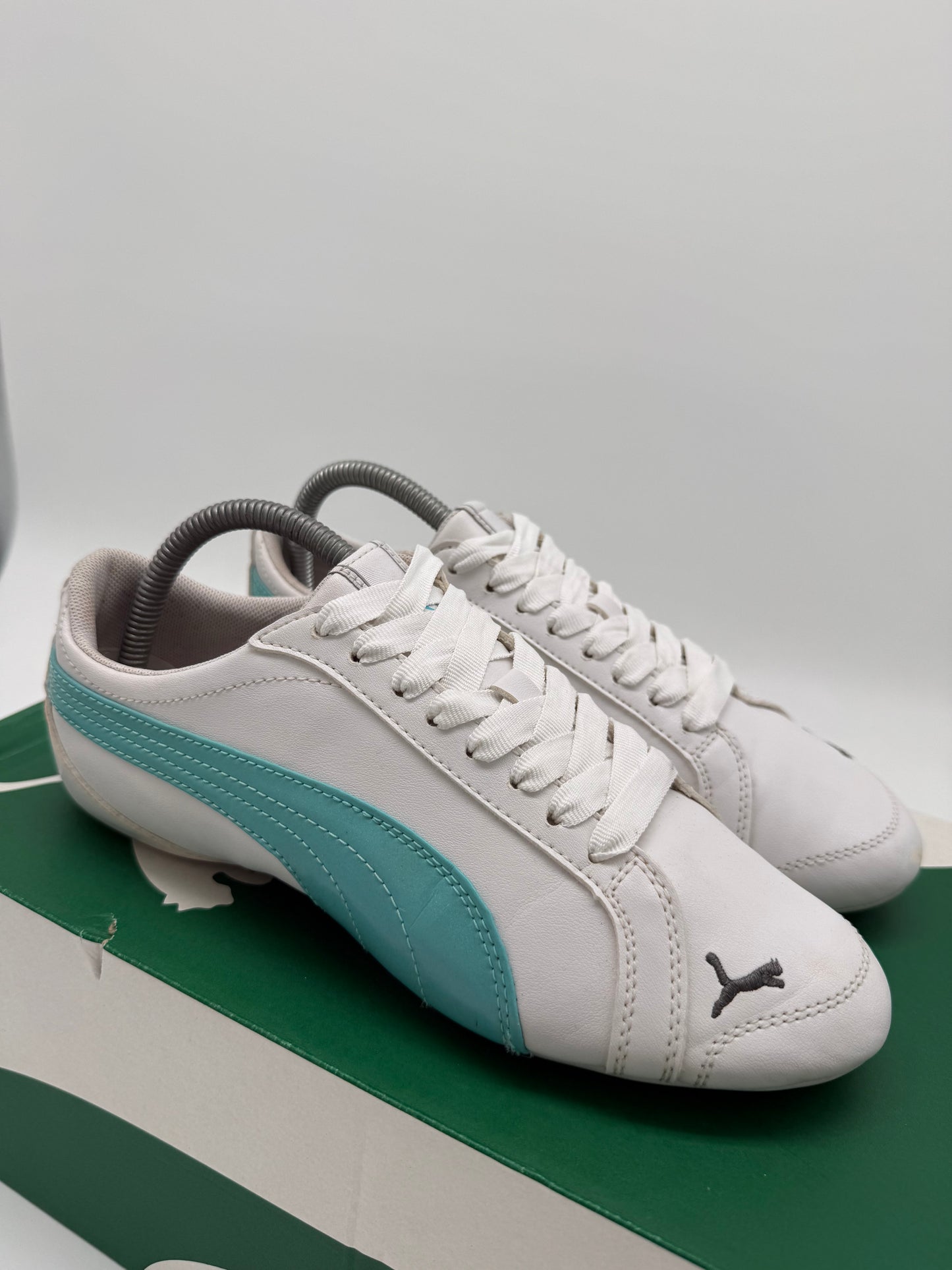 Puma Janine Sneaker „Weiß/Blue-Curacao“ EU 37,5