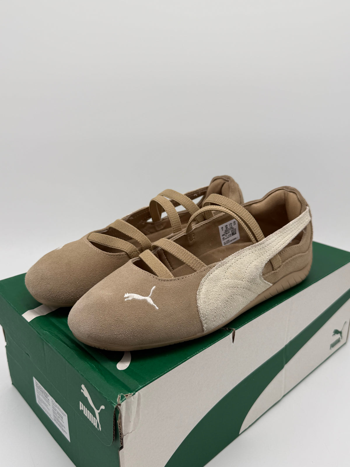 Puma Speedcat Ballerina „Braun/Beige/White“ EU 38
