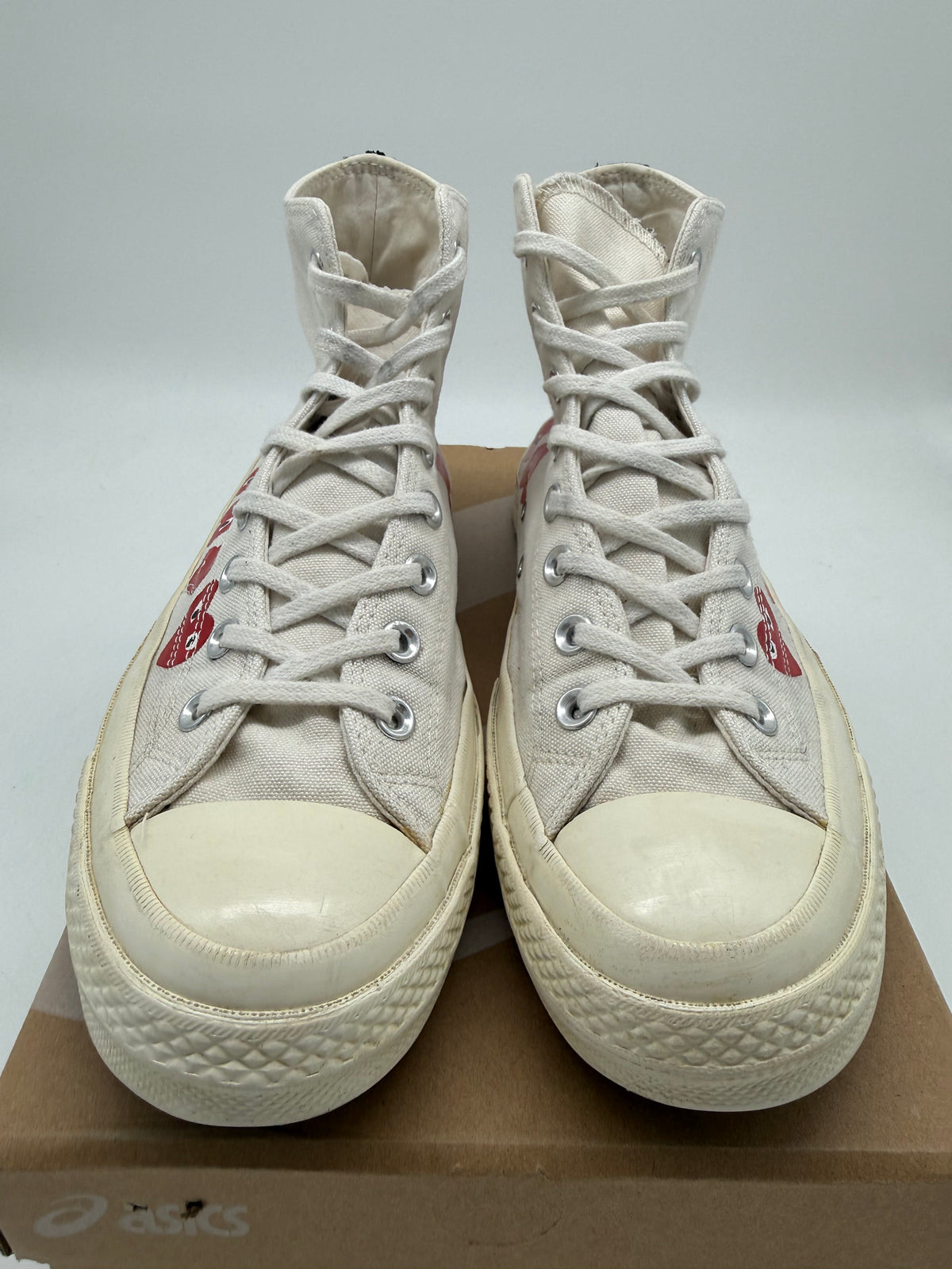 Converse Comme des Garçons PLAY Chuck 70 High „White“ EU 44