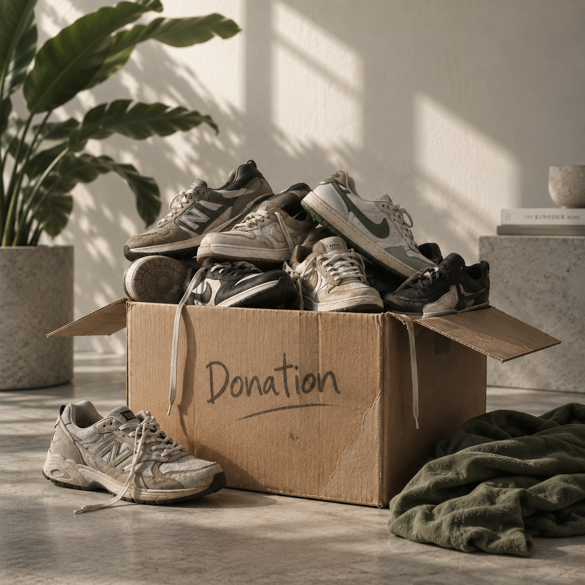 Schuhe spenden und ihnen ein zweites Leben geben