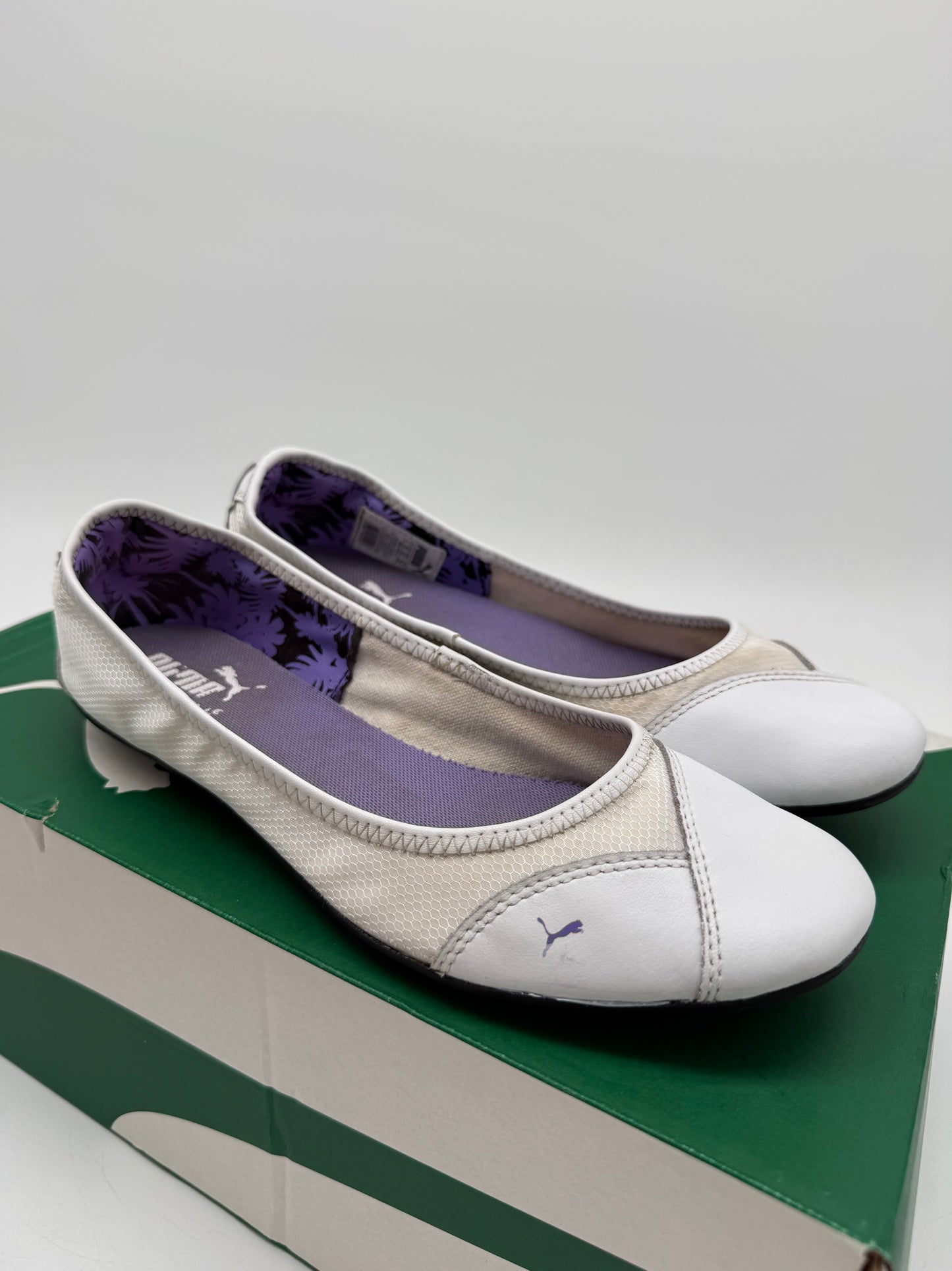 Puma Ballerina „White / Purple“ EU 39