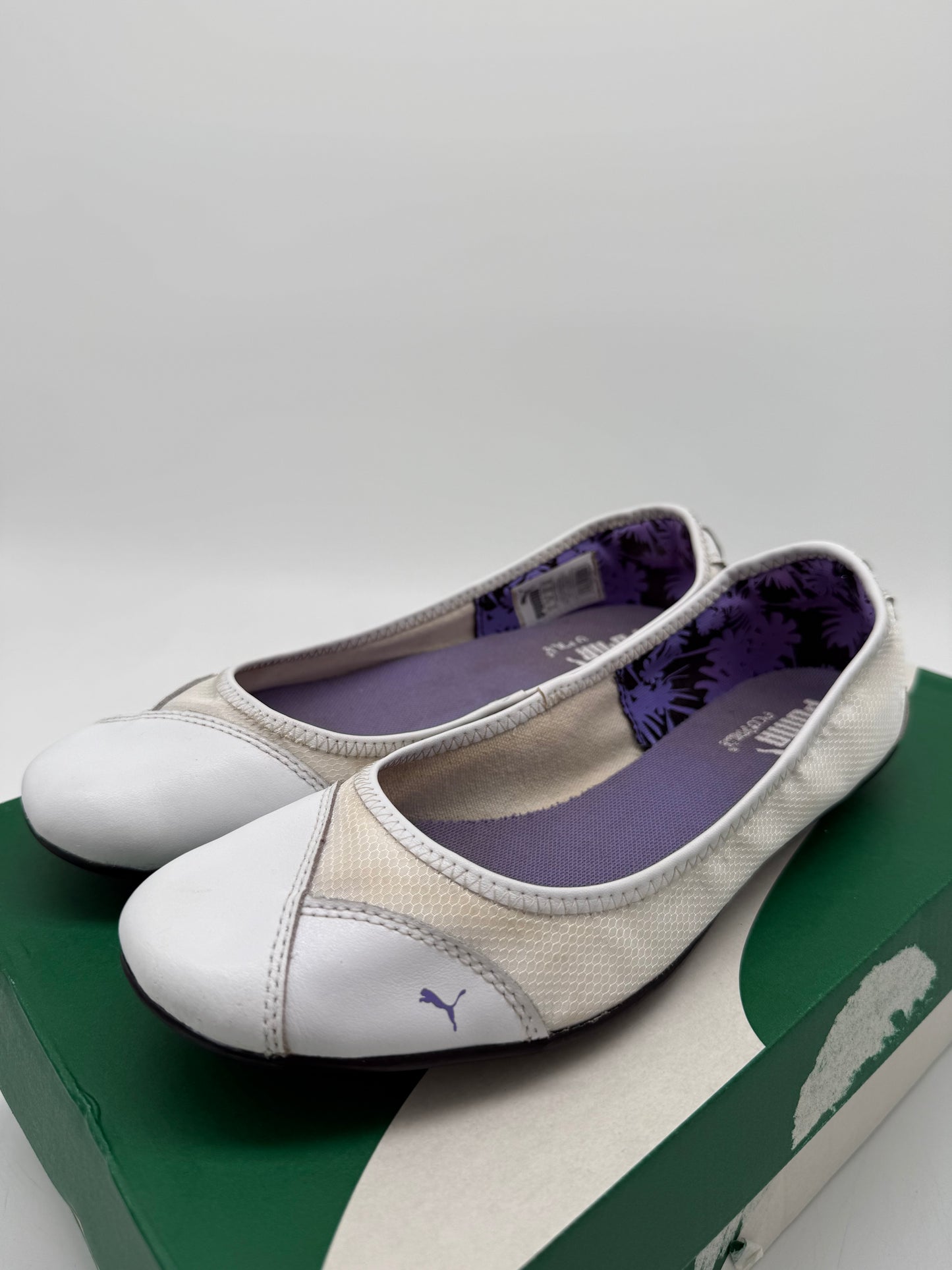 Puma Ballerina „White / Purple“ EU 39