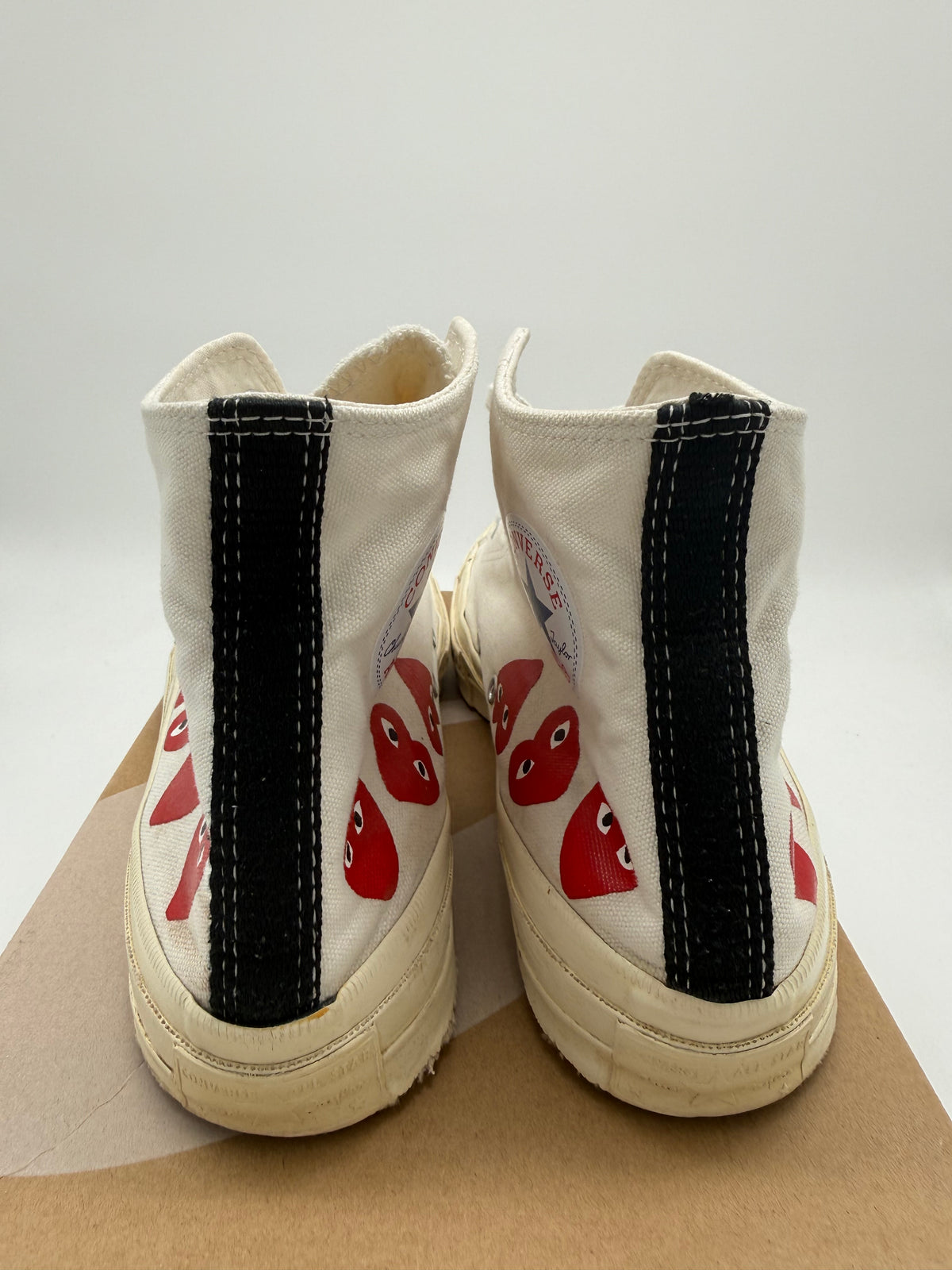 Converse Comme des Garçons PLAY Chuck 70 High „White“ EU 44