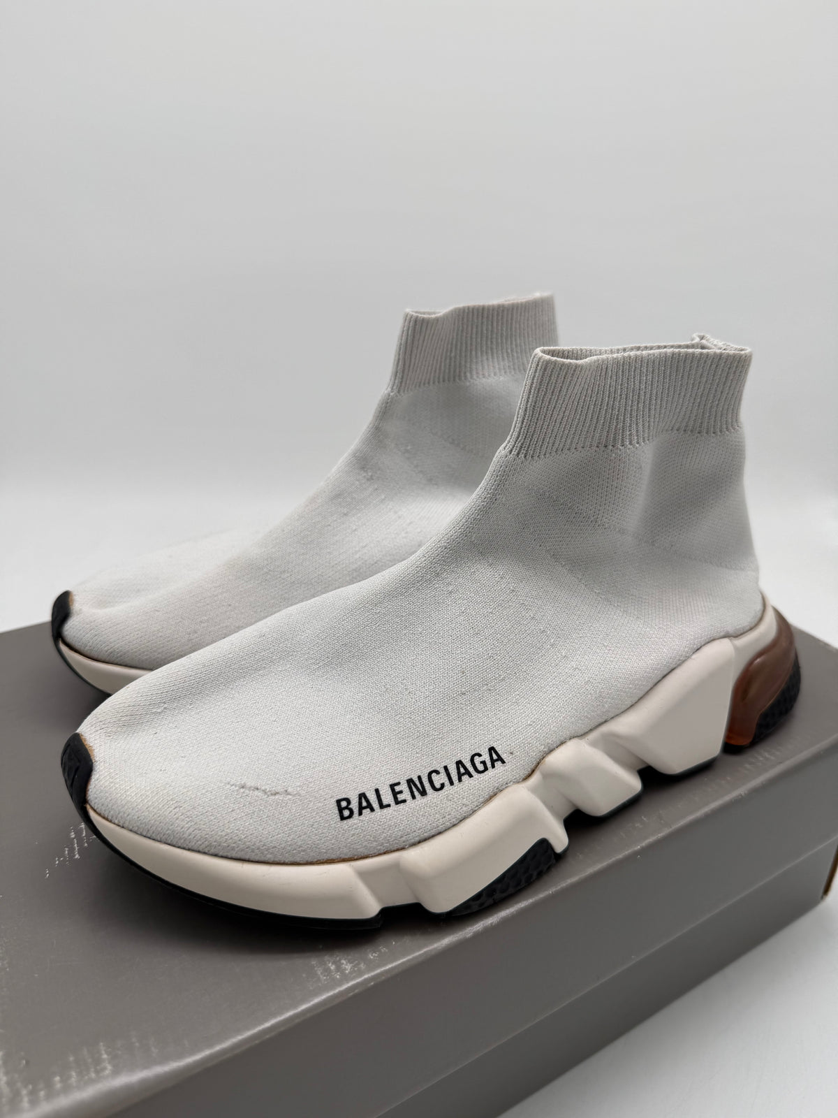 Balenciaga Speed Sneaker „Weiß / Schwarz“ EU 37