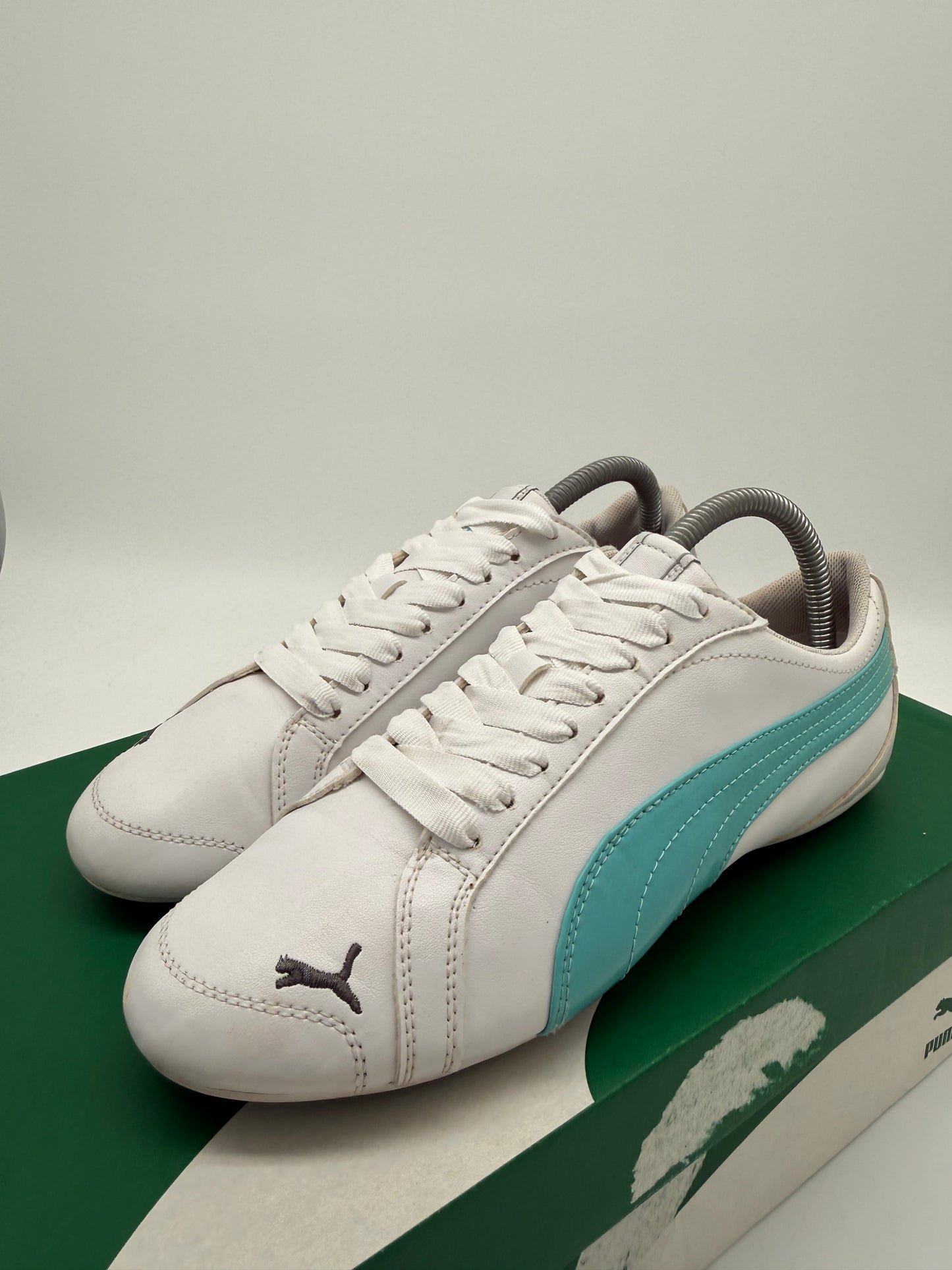 Puma Janine Sneaker „Weiß/Blue-Curacao“ EU 37,5